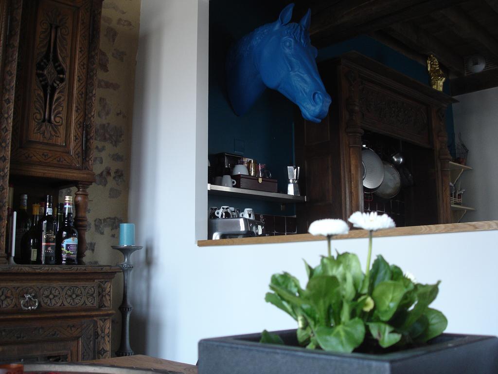 Au Cheval Bleu Bed & Breakfast Fontenay-près-Vézelay Exterior foto
